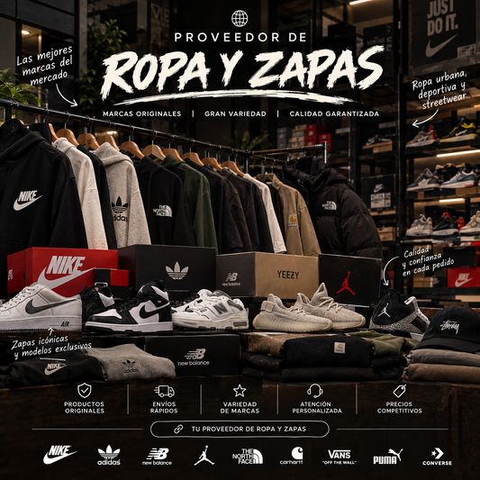 Proveedor ropa y zapatillas